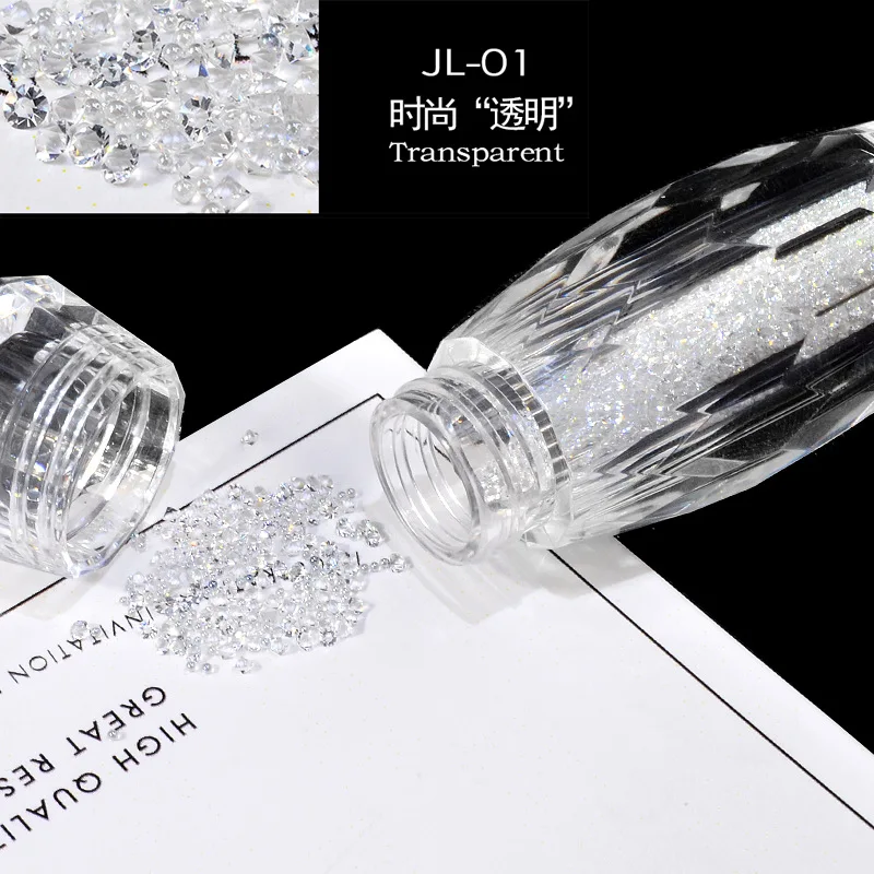 1 Box Small Crystal Nail Art Rhinestones Strass Micro Size DIY Manicure 3D Crystal Nails Art Rhinestone Decorations
1 Box Small Crystal Nail Art Rhinestones Strass Micro Size DIY Manicure 3D Crystal Nails Art Rhinestone Decorations