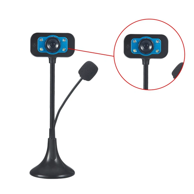 USB 2.0 HD Driver-Free Web Camera Laptop PC 30W Pixels Webcam Built-in Mic For Computer PC Laptop Desktop
USB 2.0 HD Driver-Free Web Camera Laptop PC 30W Pixels Webcam Built-in Mic For Computer PC Laptop Desktop
