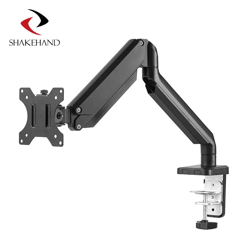 Single screen monitor desktop rack aluminum alloy air pressure lifting base rotating telescopic computer display bracket
Single screen monitor desktop rack aluminum alloy air pressure lifting base rotating telescopic computer display bracket