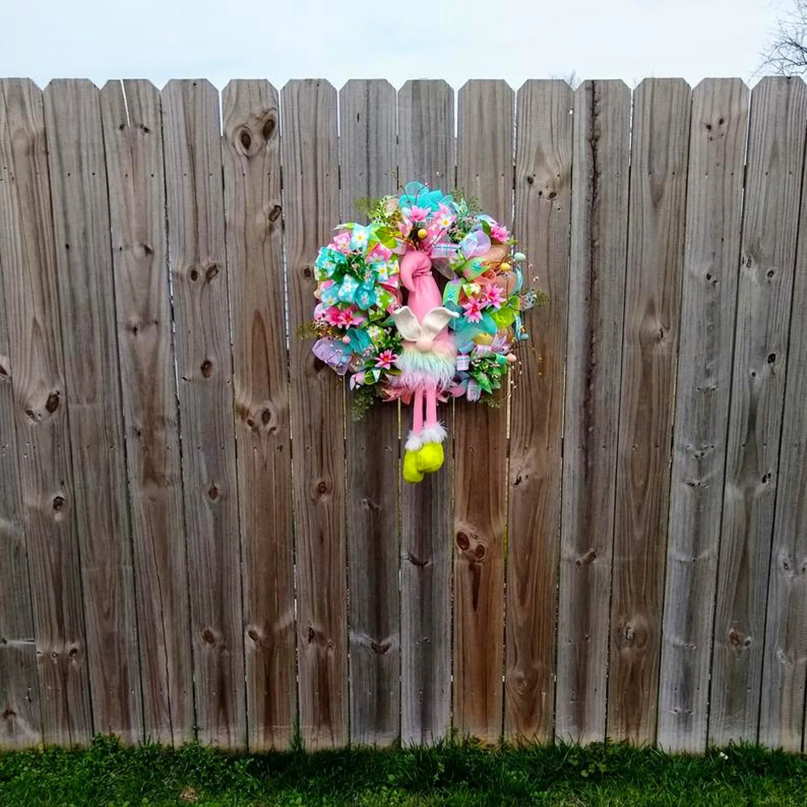 Gnome Easter Bunny Wreath for Front Door with Flowers and Eggs Gnome Easter
Gnome Easter Bunny Wreath for Front Door with Flowers and Eggs Gnome Easter