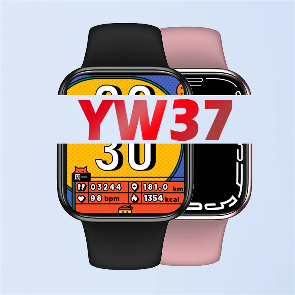 

Смарт-часы YW37 IWO, 1,77 дюйма, Bluetooth, функция вызова, спортивные режимы, трекер сна, пульсометр, длительный срок службы батареи, Смарт-часы для муж...