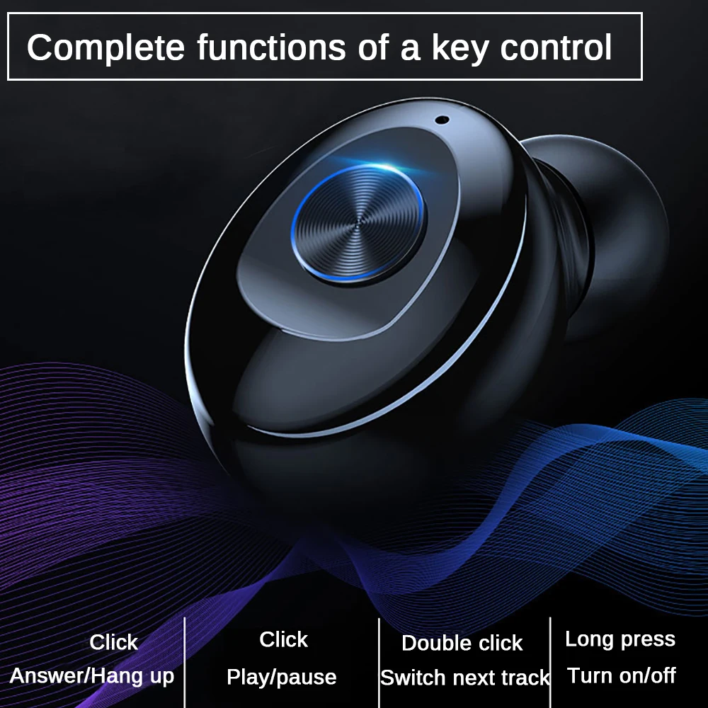 Беспроводные наушники XG12 Bluetooth 5 0 TWS Hi-Fi мини-наушники-вкладыши Спортивная