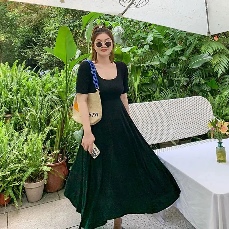 XL 5XL Sexy Ladies Dress 2021 Summer Pure Color Casual Short Sleeve Long Dress Ladies Long Skirt Free Shipping Ladies Dress
XL 5XL Sexy Ladies Dress 2021 Summer Pure Color Casual Short Sleeve Long Dress Ladies Long Skirt Free Shipping Ladies Dress