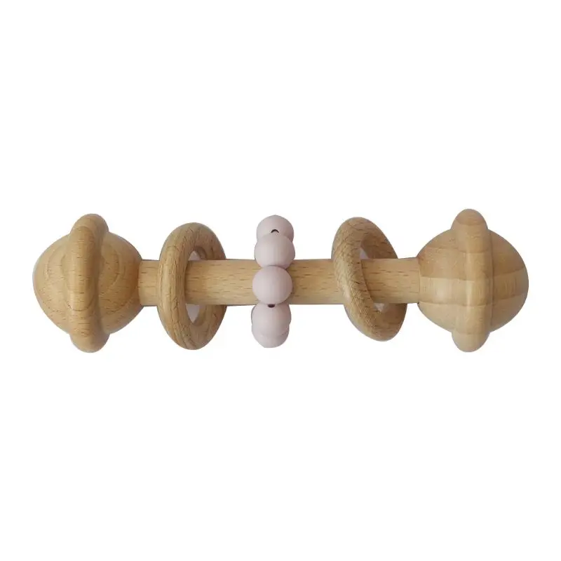 Baby Wooden Teether Rattles Teething Nursing Soother Beads Ring Toddler Molar 95AE
Baby Wooden Teether Rattles Teething Nursing Soother Beads Ring Toddler Molar 95AE