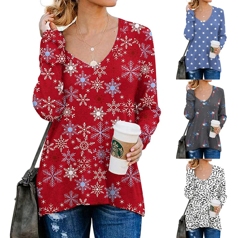 2021 Autumn and Winter New Women's Double-sided Zipper V-neck Stitching Loose Women's Long-sleeved T-shirt
2021 Autumn and Winter New Women's Double-sided Zipper V-neck Stitching Loose Women's Long-sleeved T-shirt