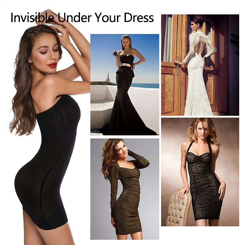 Women Strapless Full Slip for Under Dresses Shaping Control Slips Slimming Full Body Shapewear Skirt Seamless Shaper Underwear
Women Strapless Full Slip for Under Dresses Shaping Control Slips Slimming Full Body Shapewear Skirt Seamless Shaper Underwear