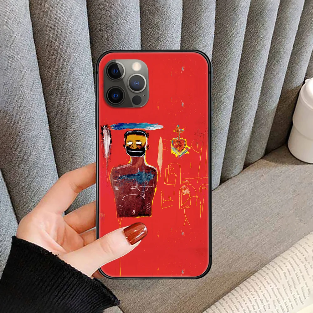 Jean Michel Basquiat Phone Case Cover For Iphone 5 5S 6 6S PLUS 7 8 11 12 Mini X XR XS PRO SE 2020 MAX black Waterproof
Jean Michel Basquiat Phone Case Cover For Iphone 5 5S 6 6S PLUS 7 8 11 12 Mini X XR XS PRO SE 2020 MAX black Waterproof