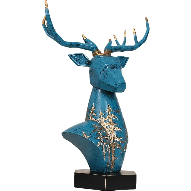 Classic European Deer Head Decoration Modern Simple Resin Crafts Friend Gift Christmas Present Animal Head Sculpture Home Decor
Classic European Deer Head Decoration Modern Simple Resin Crafts Friend Gift Christmas Present Animal Head Sculpture Home Decor