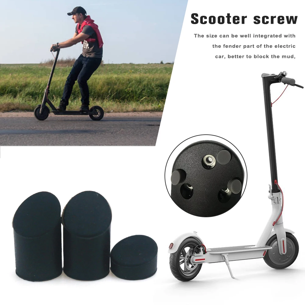 3 Pcs For Xiaomi M365 Electric Scooter Rear Fender Screw Silicone Cover Screw Hole Rubber Plug Durable Waterproof Plug
3 Pcs For Xiaomi M365 Electric Scooter Rear Fender Screw Silicone Cover Screw Hole Rubber Plug Durable Waterproof Plug