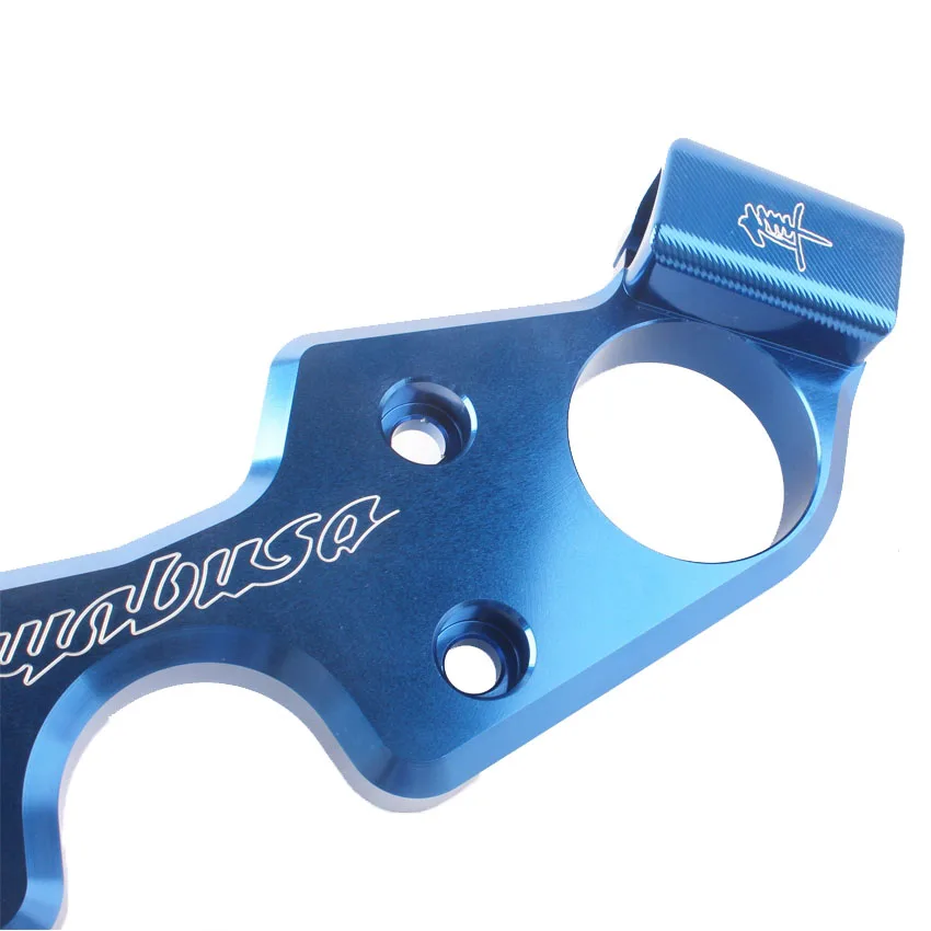 CNC Triple Tree Front End Upper Top Clamp For Suzuki Hayabusa GSXR1300 2008-2012 09 10 11 Blue
CNC Triple Tree Front End Upper Top Clamp For Suzuki Hayabusa GSXR1300 2008-2012 09 10 11 Blue