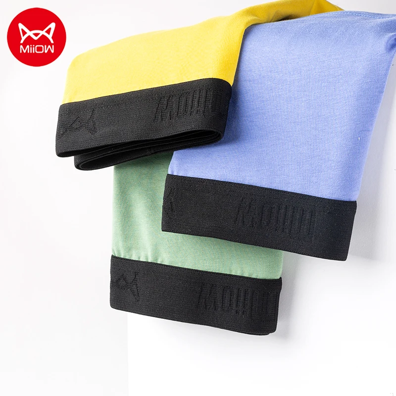 MiiOW Men's Cotton Panties 3PCS Regenerated Cellulose Fiber Moisture Absorbent Soft Elastic Men Panties Factory Direct
MiiOW Men's Cotton Panties 3PCS Regenerated Cellulose Fiber Moisture Absorbent Soft Elastic Men Panties Factory Direct