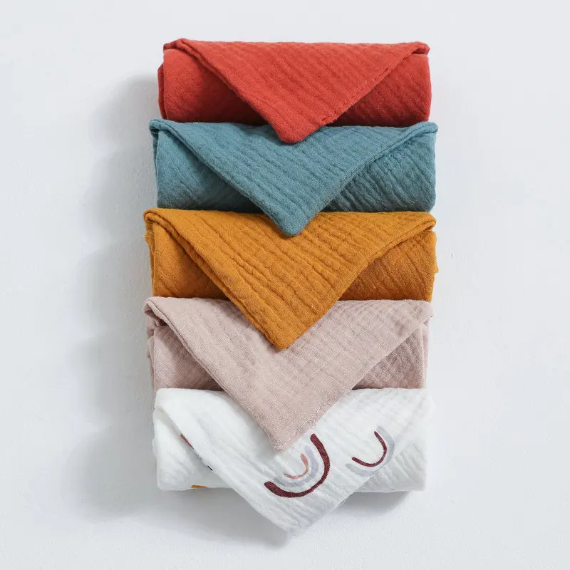2021 New Children's Crepe Facecloth Baby Gauze Saliva Towel Baby Multi-purpose Towel Muslim Gauze Towel 5 PCS/Set
2021 New Children's Crepe Facecloth Baby Gauze Saliva Towel Baby Multi-purpose Towel Muslim Gauze Towel 5 PCS/Set