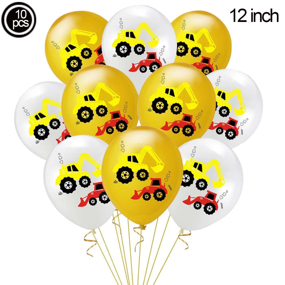 13pcs Excavator Vehicle Foil Ballon Construction Tractor Cake Topper Table Decor Baby Shower Kids Boys Birthday Party Supplies 
13pcs Excavator Vehicle Foil Ballon Construction Tractor Cake Topper Table Decor Baby Shower Kids Boys Birthday Party Supplies