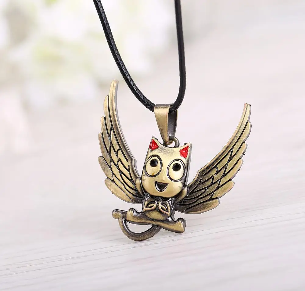 Мультфильм фея хвост ожерелье сплав кошка с ожерелья крыльями кулон чокер