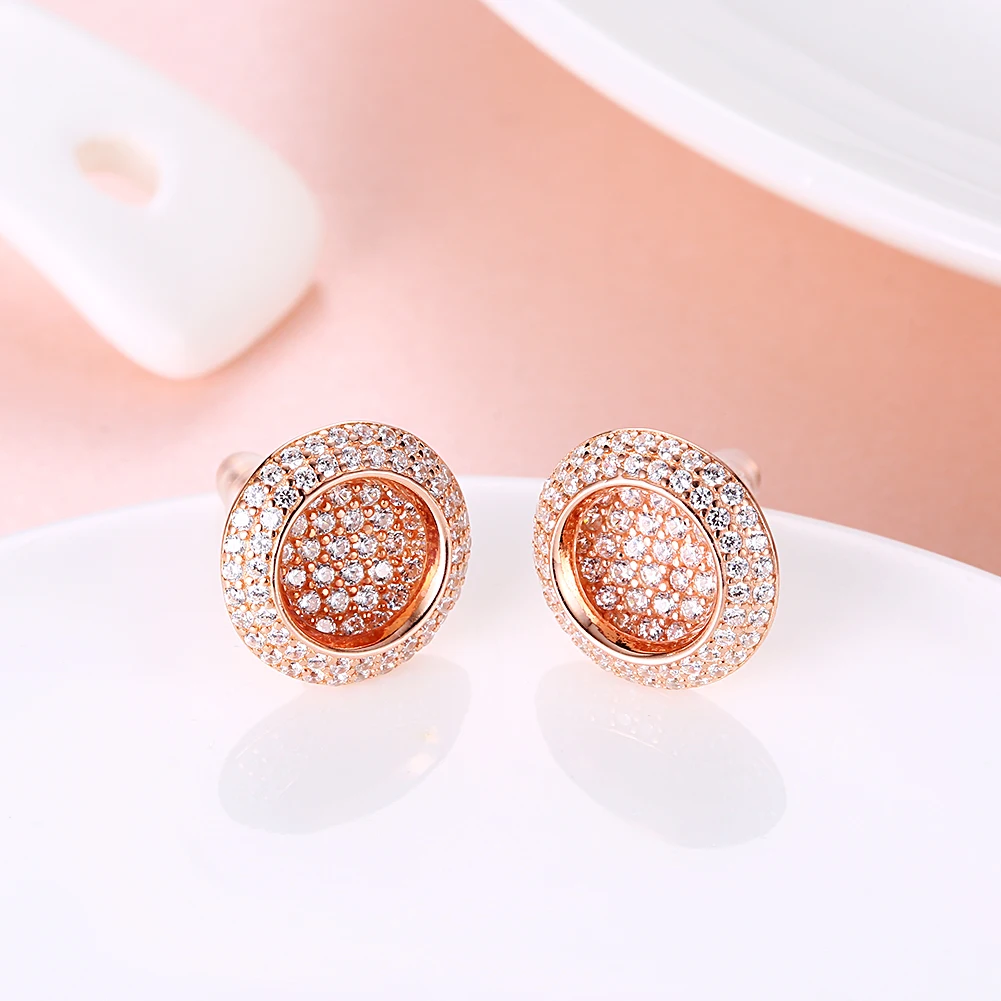 LEKANI 925 Sterling Silver Hollow Circle Earrings For Women Simple Trendy Shiny 5A Cubic Zirconia Stud Earring Fine Jewelry
LEKANI 925 Sterling Silver Hollow Circle Earrings For Women Simple Trendy Shiny 5A Cubic Zirconia Stud Earring Fine Jewelry