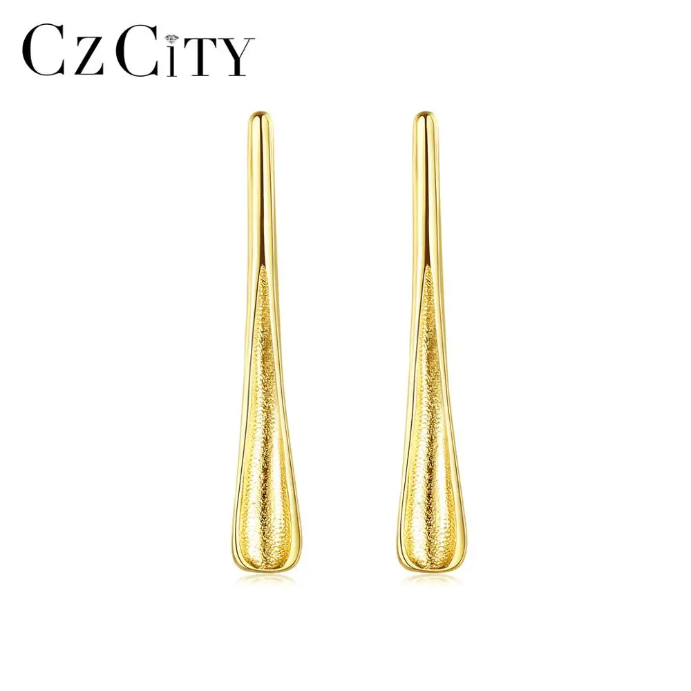 

CZCITY Silver 925 Drop Earrings for Women Waterdrop New Trendy Statement Jewelry Christmas Gifts