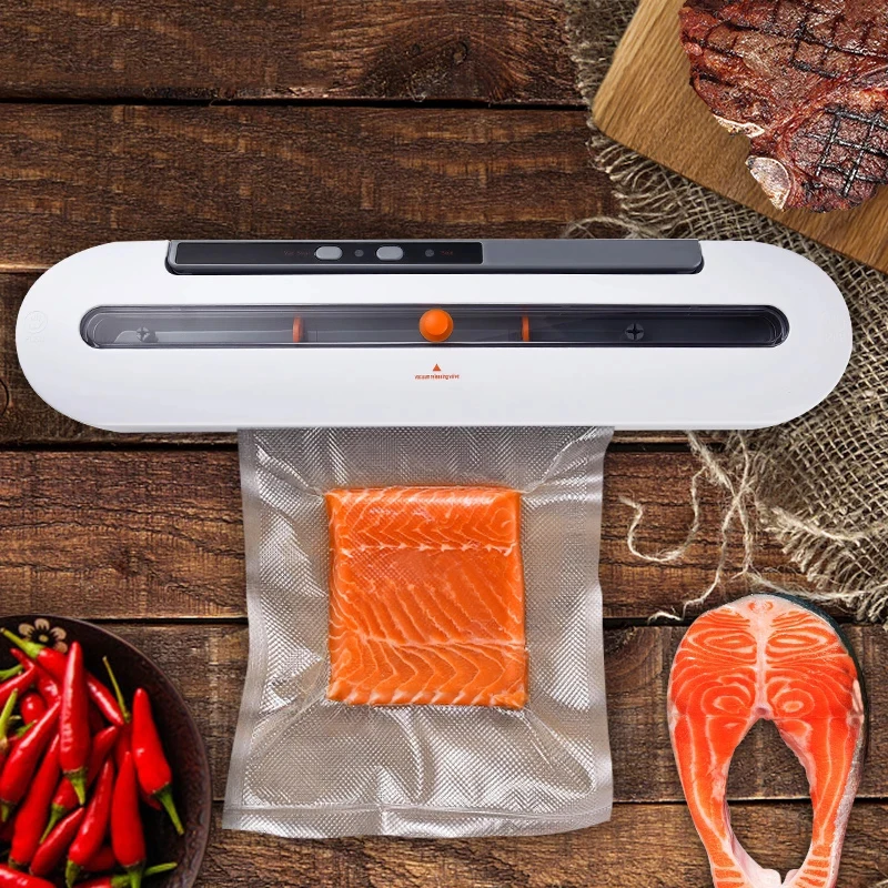 Electric Vacuum Sealer Machine Automatic Food Vacuum With 10pcs Food Saver Bags Household Packaging Machine
Electric Vacuum Sealer Machine Automatic Food Vacuum With 10pcs Food Saver Bags Household Packaging Machine