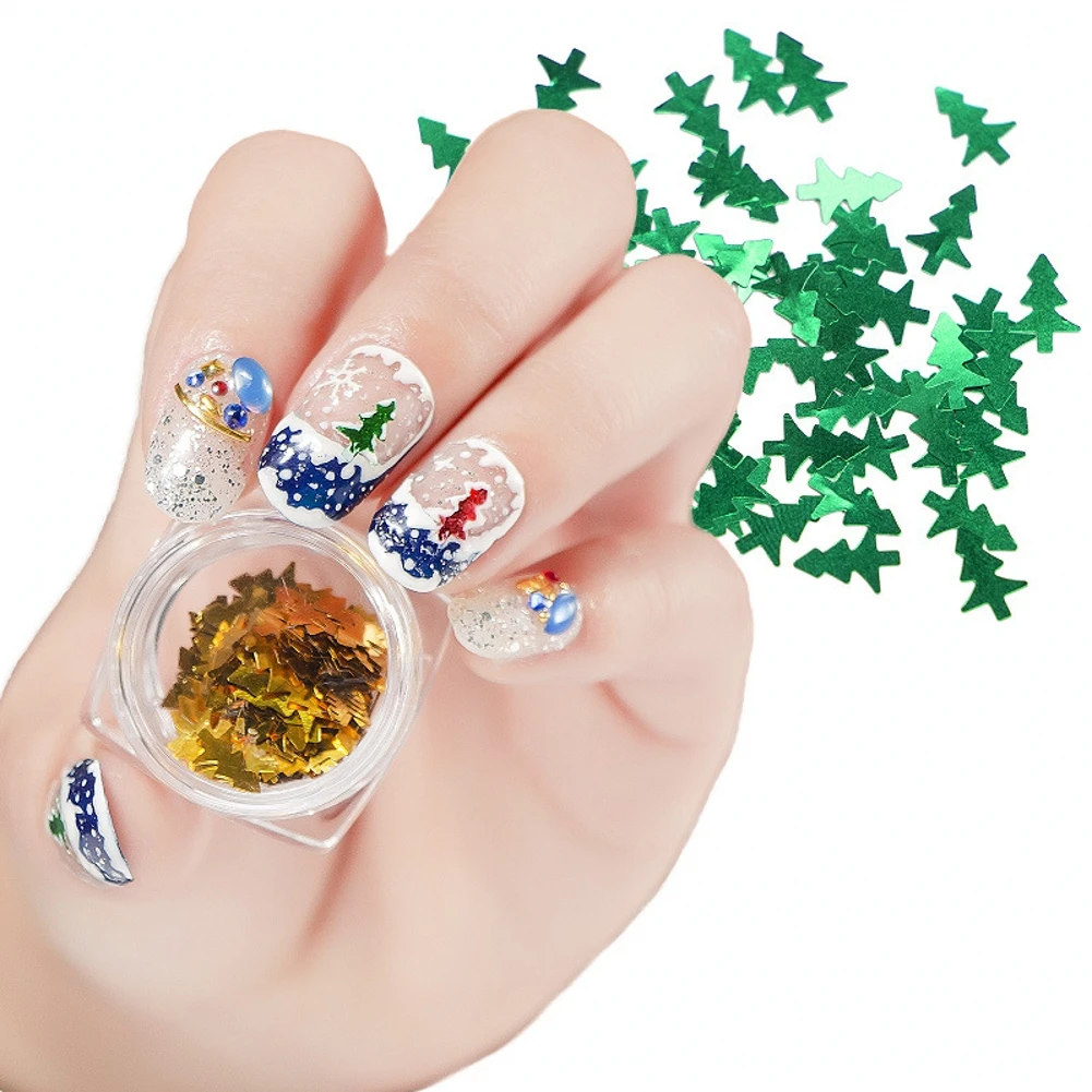6Pcs/Set Christmas Manicure Art Decoration Snowflake Christmas Tree Snowman Pentagram Set Sequins DIY Nail Design Accessories
6Pcs/Set Christmas Manicure Art Decoration Snowflake Christmas Tree Snowman Pentagram Set Sequins DIY Nail Design Accessories