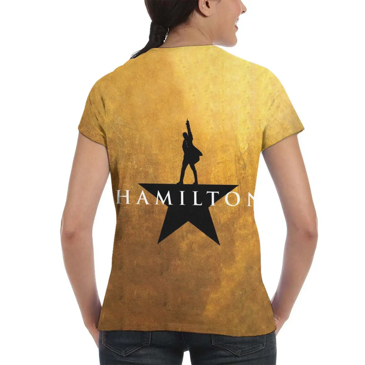 Hamilton American Musical Women's Short Sleeve T-shirt Polyester Feels Soft And Comfortable Micro Elastic For Office Gym
Hamilton American Musical Women's Short Sleeve T-shirt Polyester Feels Soft And Comfortable Micro Elastic For Office Gym