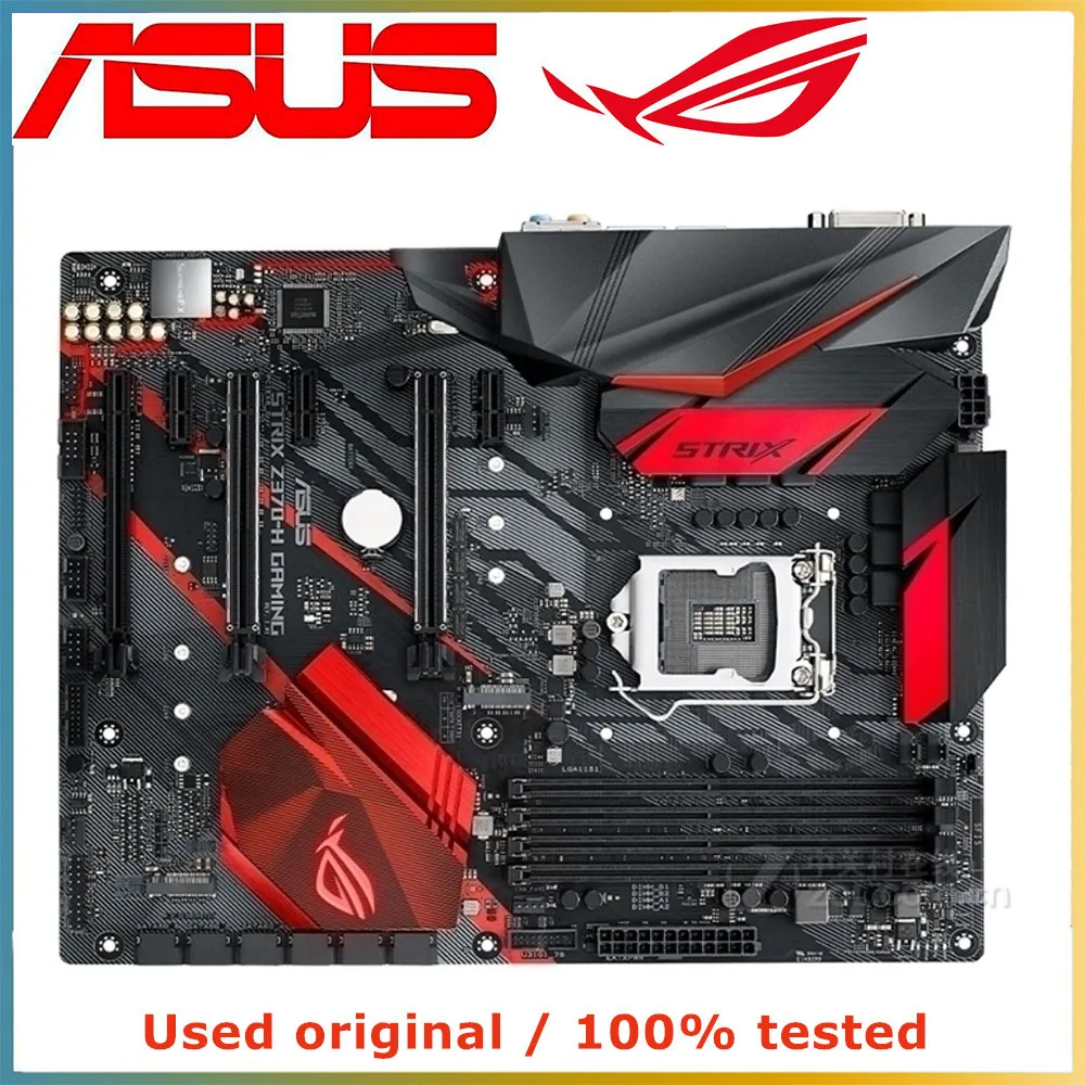 Для процессора Intel Z370 LGA 1151 для ASUS ROG STRIX Z370-H игровая материнская плата