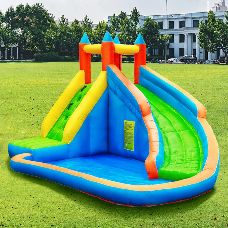 Inflatable Water Slide Pool Jumping Bouncer Castle With Air Blower Outdoor Sprayable Garden Castle Children Outdoor Kindergarten
Inflatable Water Slide Pool Jumping Bouncer Castle With Air Blower Outdoor Sprayable Garden Castle Children Outdoor Kindergarten