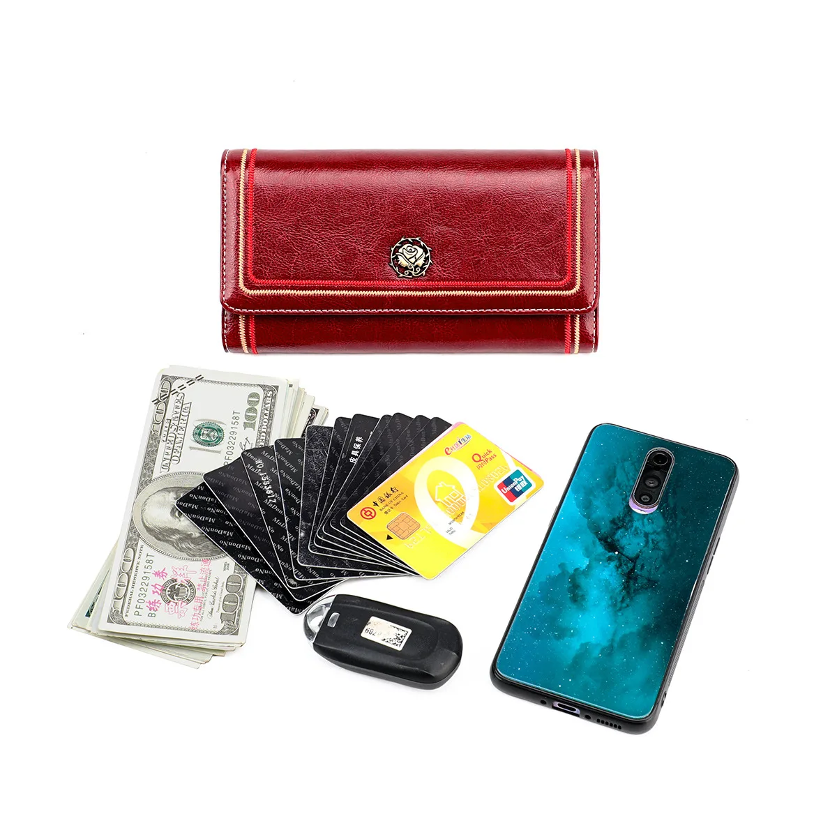 Fashion Woman’s Clutch RFID Blocking Wallet Luxury Large Capacity Coin Purses Card Holder Money Clip Phone Storage Bag gifts
Fashion Woman’s Clutch RFID Blocking Wallet Luxury Large Capacity Coin Purses Card Holder Money Clip Phone Storage Bag gifts
