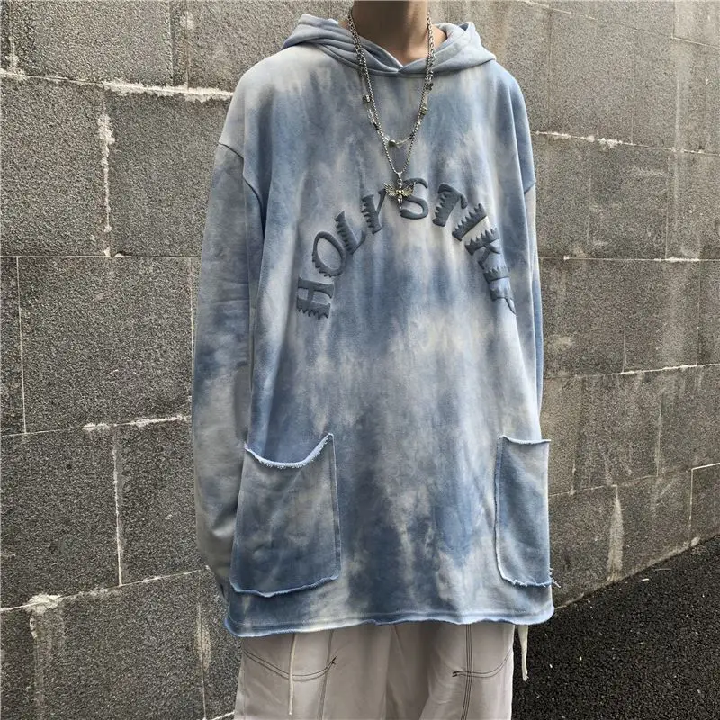 Autumn Korean version of ins Harajuku bf style retro tie-dye printing loose thin hooded sweater male and female student jacket
Autumn Korean version of ins Harajuku bf style retro tie-dye printing loose thin hooded sweater male and female student jacket