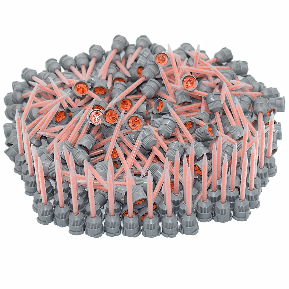 250pcs Static Mixer AB Glue Mixing Tube 10:1 Mixing Nozzles Syringe Set for AB Glue Gun 50mL 10:1 Dual Cartridge Epoxy Adhesives
250pcs Static Mixer AB Glue Mixing Tube 10:1 Mixing Nozzles Syringe Set for AB Glue Gun 50mL 10:1 Dual Cartridge Epoxy Adhesives
