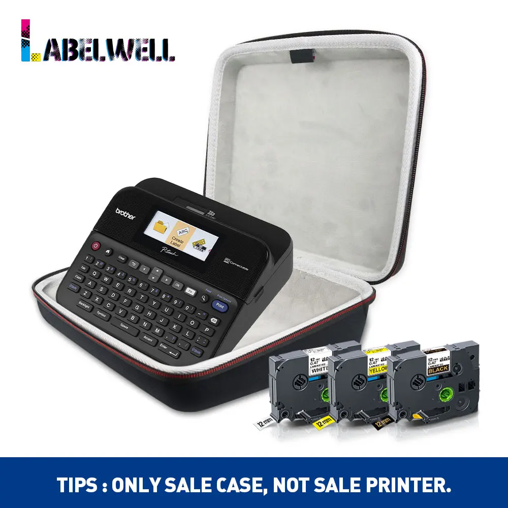 Labelwell EVA Hard Case for Brother PTD600 label Printer Protable Travel Protective Carrying Storage Bag 12mm 231 label tape
Labelwell EVA Hard Case for Brother PTD600 label Printer Protable Travel Protective Carrying Storage Bag 12mm 231 label tape