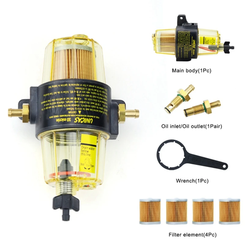 UF-10K Fuel Filter Oil-Water Separator Fuel Filter Elements Suitable for Yamaha Outboard Engine
UF-10K Fuel Filter Oil-Water Separator Fuel Filter Elements Suitable for Yamaha Outboard Engine