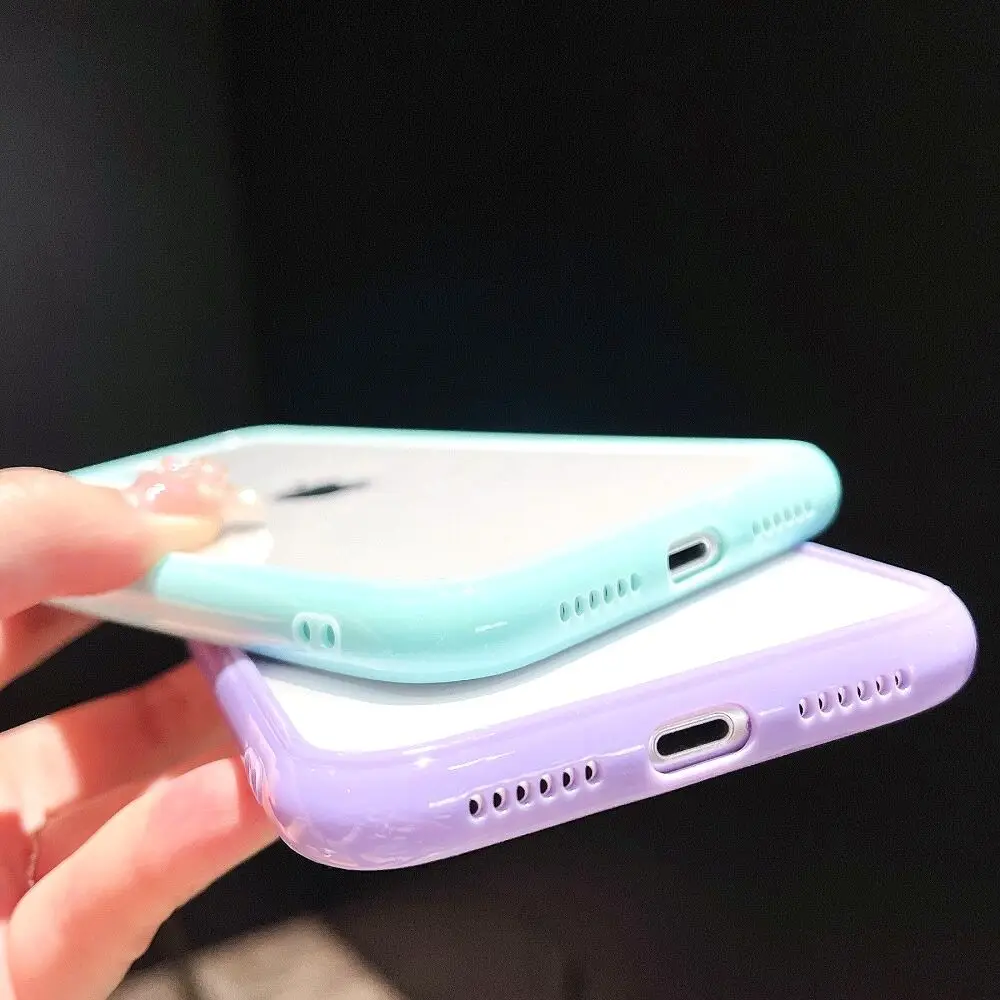 Colorful Bumper Shockproof Trasparent Phone Case For iPhone 12 Mini 11 Pro Max XR X XS Max 8 7 6S Plus SE 2020 Clear Back Cover
Colorful Bumper Shockproof Trasparent Phone Case For iPhone 12 Mini 11 Pro Max XR X XS Max 8 7 6S Plus SE 2020 Clear Back Cover