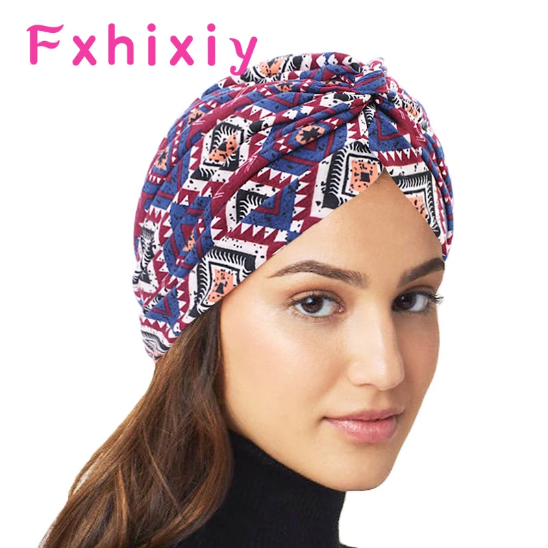 

Women Soft Cotton Top Knot Twist Turban for Women Knotted Headwrap Bandana Hats Chemo Cap Indian Arab Wrap Head Scarf Headwear