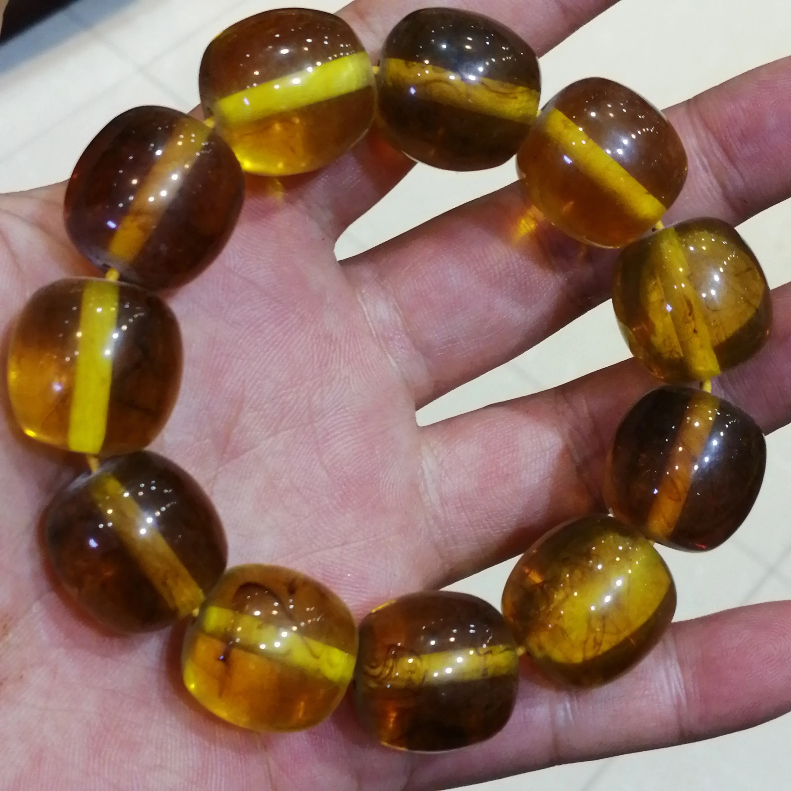 Natural Golden Bloodshot Amber Bracelet Men Women Healing Jewelry Real Baltic Ambers Bucket Bead Elastic Beaded Bracelets Bangle
Natural Golden Bloodshot Amber Bracelet Men Women Healing Jewelry Real Baltic Ambers Bucket Bead Elastic Beaded Bracelets Bangle
