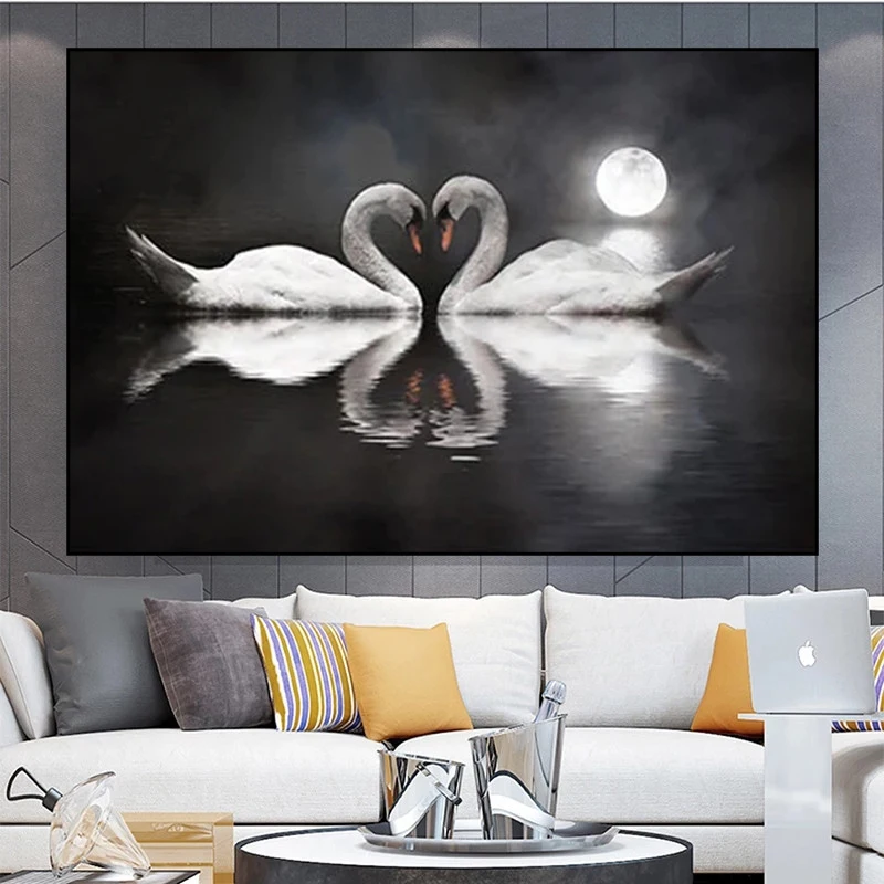 Swan Heart Swans Love on Animal Canvas Paintings Posters and Prints Wall Pictures Modern Art for Bedroom Living Room Decor
Swan Heart Swans Love on Animal Canvas Paintings Posters and Prints Wall Pictures Modern Art for Bedroom Living Room Decor