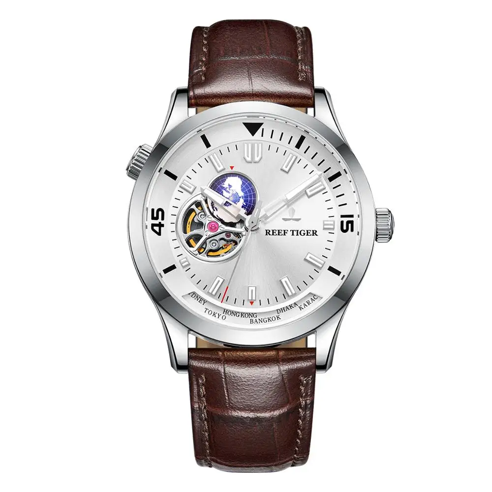 Reef Tiger/RT Luxury Automatic Luminous Men Tourbillon Waterproof Mechanical Watch Leather Strap Relogio Masculino RGA1693-2
Reef Tiger/RT Luxury Automatic Luminous Men Tourbillon Waterproof Mechanical Watch Leather Strap Relogio Masculino RGA1693-2