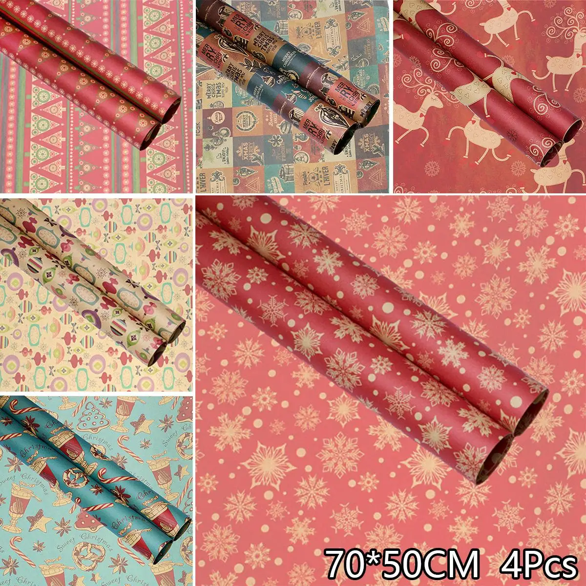 Party Wrapping Paper Holiday Xmas Decor Decoration Home Wedding Packaging Crafts
Party Wrapping Paper Holiday Xmas Decor Decoration Home Wedding Packaging Crafts