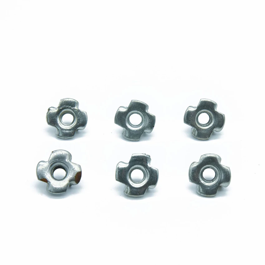 90PCS/Set T-Nuts Four Pronged T Nut M3 M4 M5 M6 M8 for Wood, Rock Climbing Holds, Cabinetry, with Storage Box, Zinc Plated Steel
90PCS/Set T-Nuts Four Pronged T Nut M3 M4 M5 M6 M8 for Wood, Rock Climbing Holds, Cabinetry, with Storage Box, Zinc Plated Steel