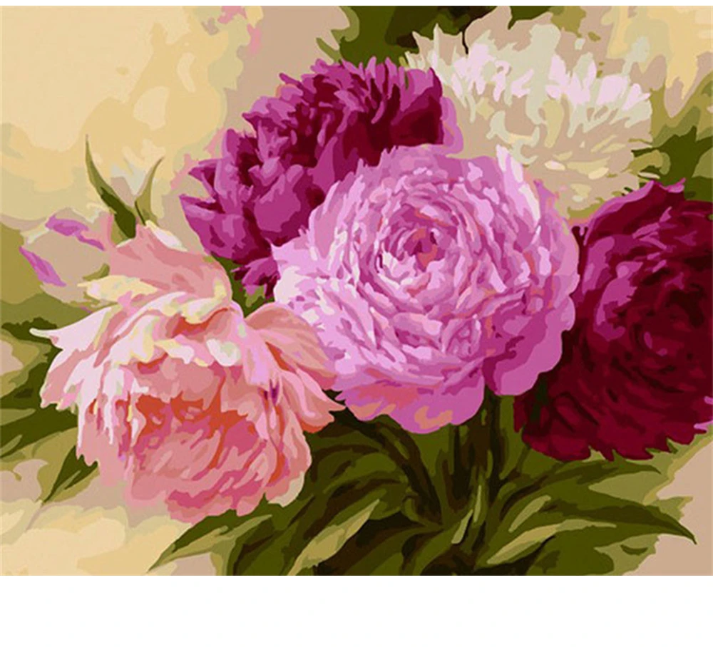 CraftArtGo Painting By Numbers Flower painting On Canvas HandPainted Gift Picture By Number Waterfall Kits Home Decoration
CraftArtGo Painting By Numbers Flower painting On Canvas HandPainted Gift Picture By Number Waterfall Kits Home Decoration