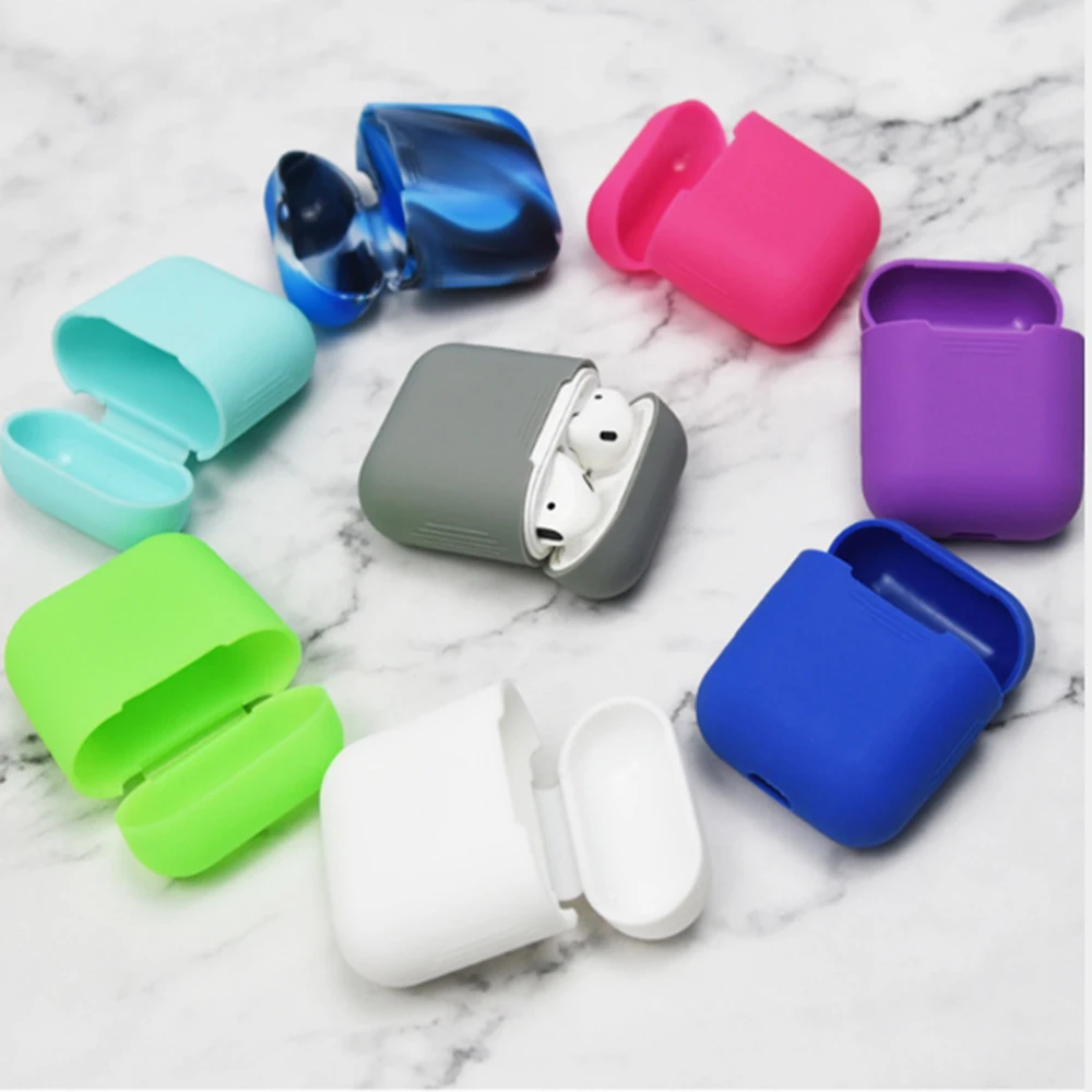 Silicone Earphone Case For Airpods Case Shockproof Bluetooth Wireless Protective Cover Skin Accessories For Apple Airpods
Silicone Earphone Case For Airpods Case Shockproof Bluetooth Wireless Protective Cover Skin Accessories For Apple Airpods