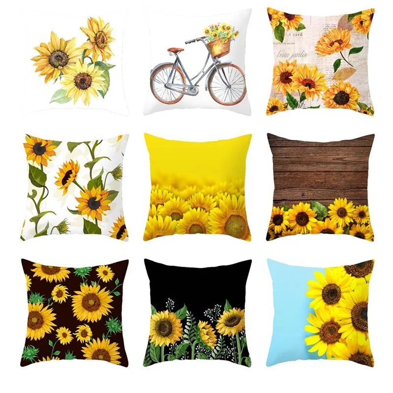 1Pc Pillowcase Decorative Square Sunflower Throw Pillow Case Sofa Cushion Cover For Bed Home Car 18 X 18 Inch 45 X 45 Cm
1Pc Pillowcase Decorative Square Sunflower Throw Pillow Case Sofa Cushion Cover For Bed Home Car 18 X 18 Inch 45 X 45 Cm
