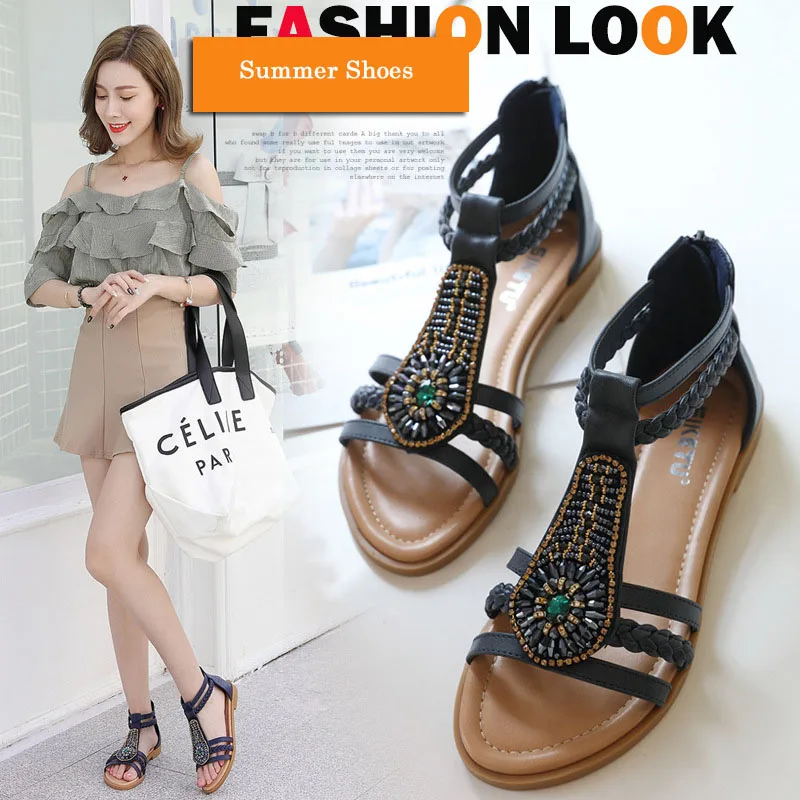 Сандалии SIKETU женские на молнии, модные пляжные босоножки с прострочкой, дизайнерские удобные, Брендовая обувь, шнурок для обуви, большие раз...
Сандалии SIKETU женские на молнии, модные пляжные босоножки с прострочкой, дизайнерские удобные, Брендовая обувь, шнурок для обуви, большие раз...