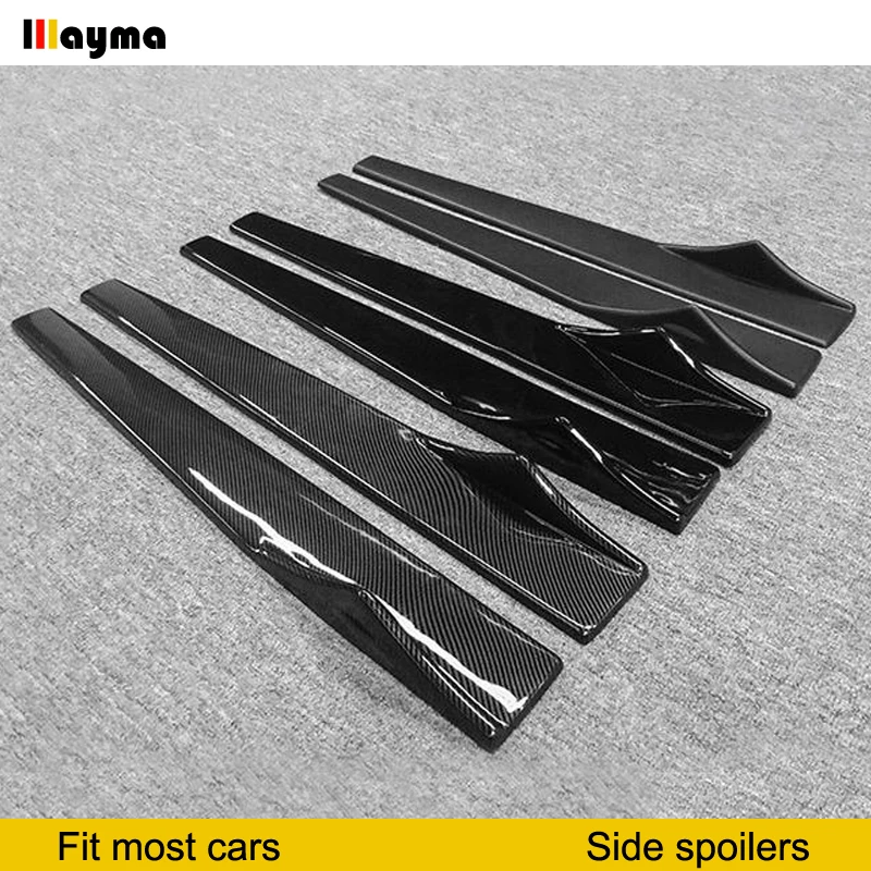 Боковые юбки из углеродного волокна для BMW E60 F22 F10 F01 G30 Z4 E89 Mercedes CLS E300 A200 A260 Audi A1 S3 TT A7