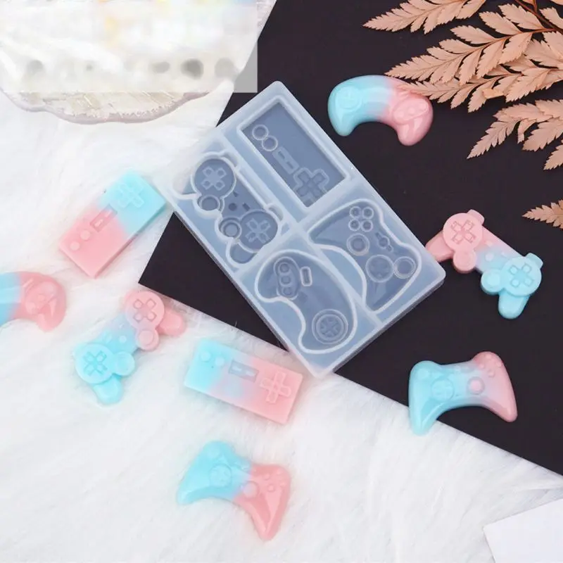 4-Styles Game Consoles Handle Pendant Silicone Resin Mold Game Controller Cake Fondant Mold Jewelry Baking Making Tools
4-Styles Game Consoles Handle Pendant Silicone Resin Mold Game Controller Cake Fondant Mold Jewelry Baking Making Tools
