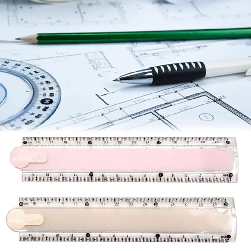 Transparent Plastic Acrylic Folding Straight Rulers Ruler Supplies Stationery School 30Cm Kawaii Children Gift Drawing Stud D1O7
Transparent Plastic Acrylic Folding Straight Rulers Ruler Supplies Stationery School 30Cm Kawaii Children Gift Drawing Stud D1O7