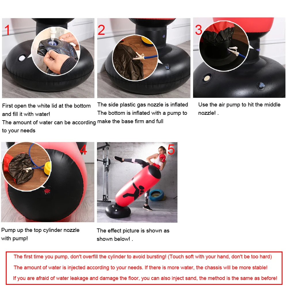 Vertical Inflatable Boxing Column Fitness Decompression Hitting Thickening Foldable Easy to Move
Vertical Inflatable Boxing Column Fitness Decompression Hitting Thickening Foldable Easy to Move