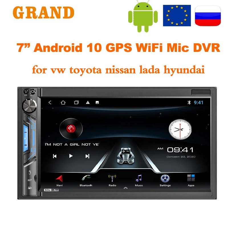 71BT Pro 2 Din Android 10 Car Radio Wifi GPS Navigation Mirror link Autoradio Multimedia Player 2din For VW Toyota Nissan Lada
71BT Pro 2 Din Android 10 Car Radio Wifi GPS Navigation Mirror link Autoradio Multimedia Player 2din For VW Toyota Nissan Lada