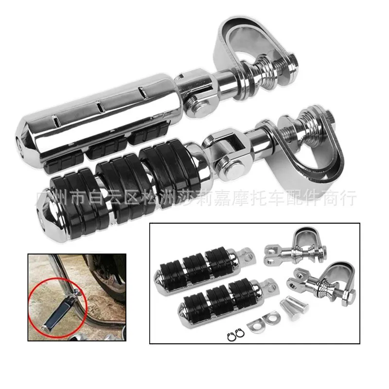 Chrome Universal 25-32mm Moto Foot Pegs Rests cafe racer Motorcycle Footrest For Honda Yamaha Harley Motorbike Foot Pegs Pedals
Chrome Universal 25-32mm Moto Foot Pegs Rests cafe racer Motorcycle Footrest For Honda Yamaha Harley Motorbike Foot Pegs Pedals