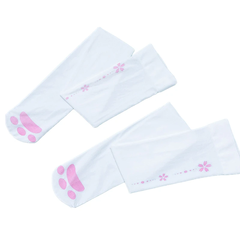 1Pair Cat Claw Stockings Cute Cat Print Stocking Lolita Cosplay Knee High White Velvet Thigh Stockings for Woman Lady Wife Gift
1Pair Cat Claw Stockings Cute Cat Print Stocking Lolita Cosplay Knee High White Velvet Thigh Stockings for Woman Lady Wife Gift