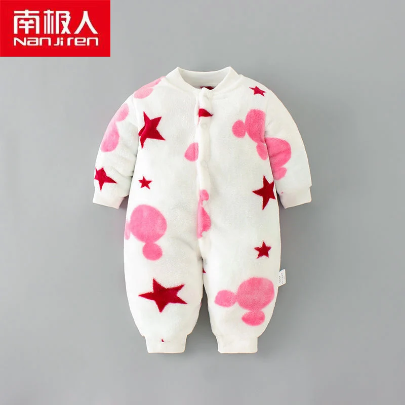 Nanjiren Baby Clothing Polyester Warm Baby Single Breasted Bear Bodysuits Full Sleeves O-Neck Style Cotton Rompers For Kids
Nanjiren Baby Clothing Polyester Warm Baby Single Breasted Bear Bodysuits Full Sleeves O-Neck Style Cotton Rompers For Kids