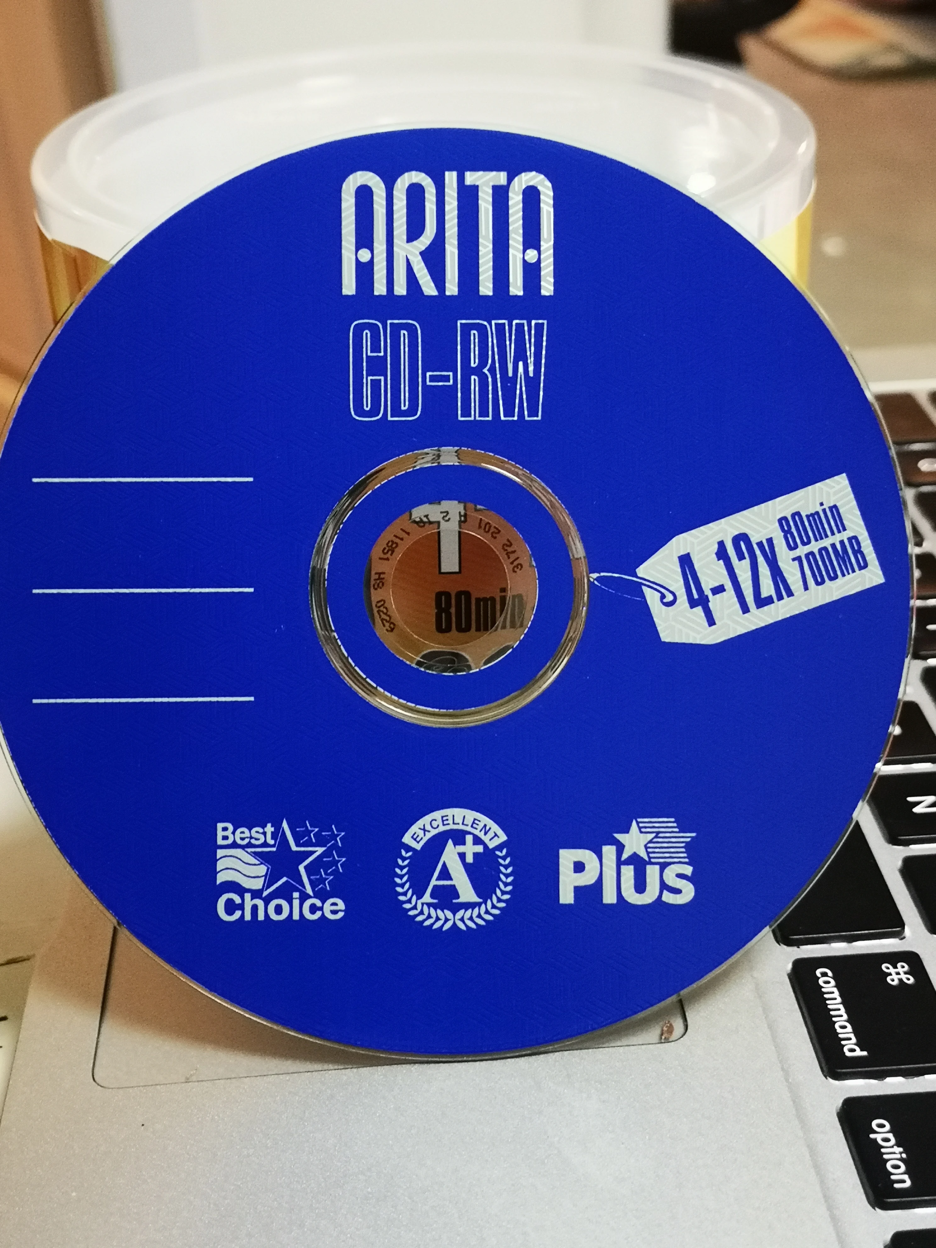 

Оптовая продажа, 50 дисков A + 4-12x 700 Мб, чистый синий CD RW диск